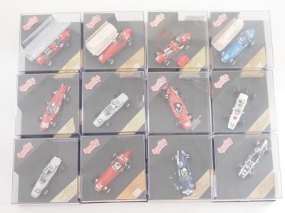 Lot 216 - A group of 1:43 scale Formula 1 race cars by...