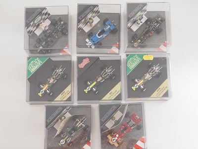 Lot 217 - A group of 1:43 scale Formula 1 race cars by...