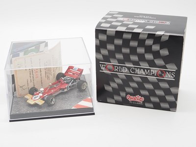 Lot 217 - A group of 1:43 scale Formula 1 race cars by...