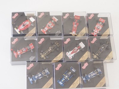 Lot 227 - A group of 1:43 scale Formula 1 race cars by...