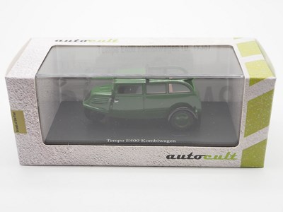 Lot 63 - A 1:43 scale AUTOCULT hand built resin model...