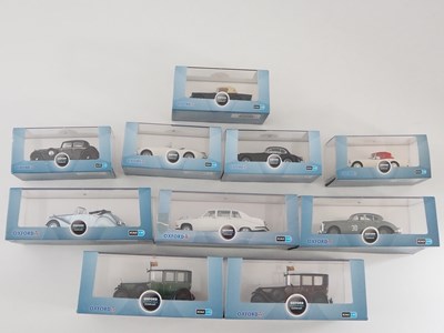 Lot 256 - A group of 1:43 scale models by OXFORD DIECAST,...