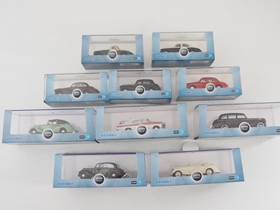 Lot 258 - A group of 1:43 scale models by OXFORD DIECAST,...