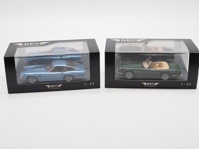 Lot 309 - A pair of hand built resin 1:43 scale models...