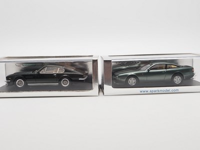 Lot 327 - A pair of 1:43 scale hand built resin models...