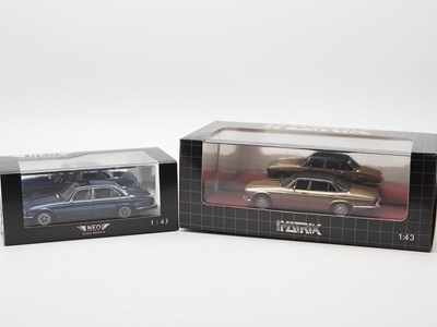 Lot 368 - A pair of hand built resin 1:43 scale models...