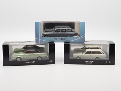 Lot 378 - A group of hand built resin 1:43 scale models...