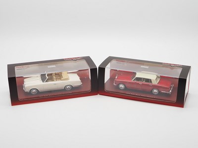 Lot 479 - A pair of hand built resin 1:43 scale models...