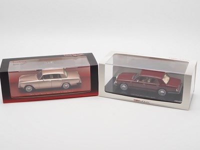 Lot 480 - A pair of hand built resin 1:43 scale models...