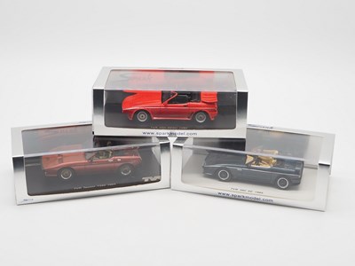 Lot 511 - A group of 1:43 scale hand built resin models...