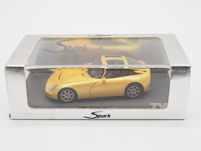 ミニカー 1/43 TVR T350 Targa Spark 1:43 TVR T350 C Targa - Yellow (S0213) | eBay