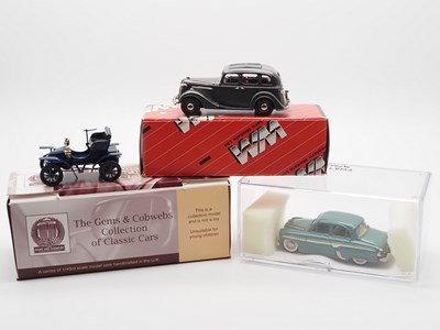 Lot 524 - A group of hand built 1:43 scale white metal...