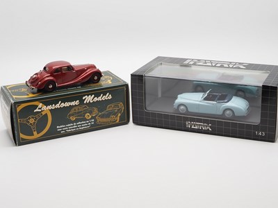 Lot 351 - A pair of hand built 1:43 scale models by...