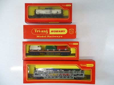 Lot 411 - A group of OO Gauge wagons by TRI-ANG-HORNBY...