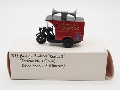 Lot 428 - A pair of 1:43 scale hand built white metal...