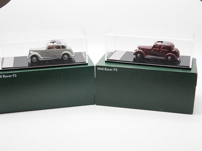 Lot 491 - A pair of hand built limited edition resin...