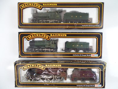 Lot 416 - A group of steam locomotives by MAINLINE in...