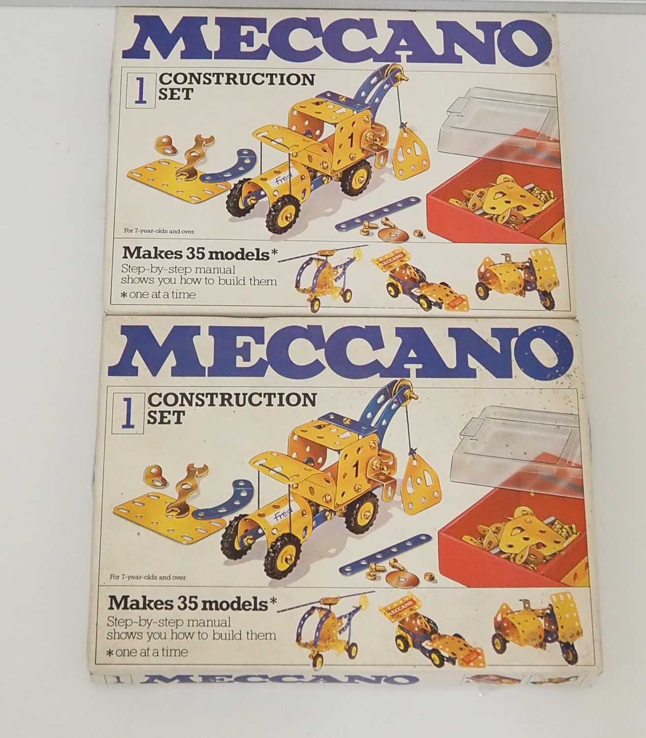 Lot 102 - A pair of MECCANO No.1 Construction Sets from...
