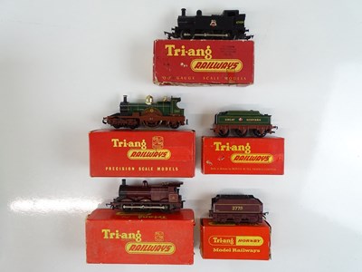 Lot 420 - A group of TRI-ANG OO Gauge steam locomotives...