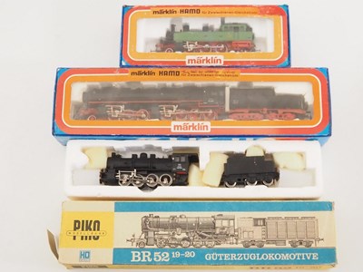 Lot 128 - A group of HO gauge steam locomotives by...