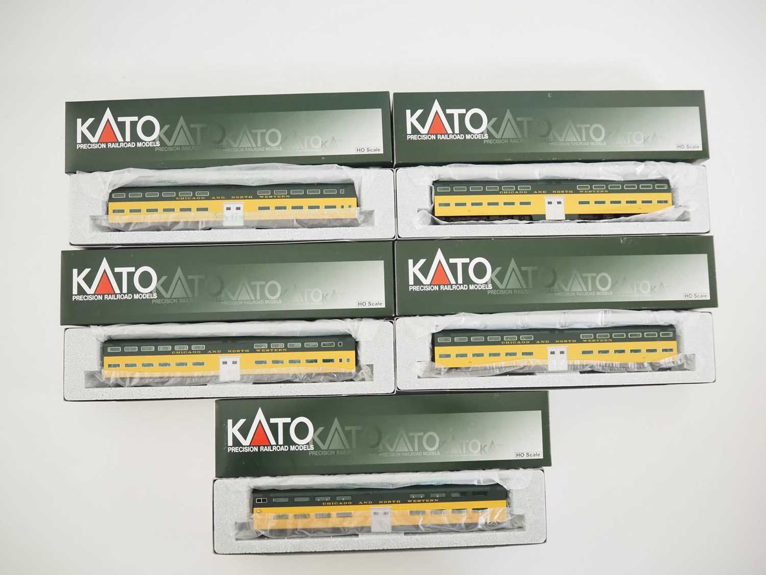 Lot 160 - A group of KATO HO gauge American outline...