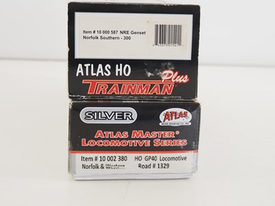 Lot 163 - A pair of ATLAS HO gauge American outline...