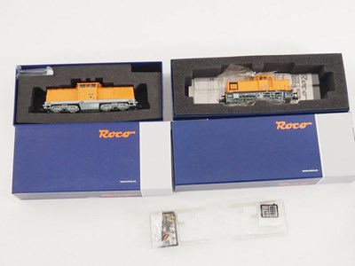 Lot 170 - A pair of ROCO HO gauge German outline diesel...