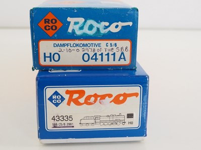 Lot 172 - A pair of ROCO HO gauge Swiss outline steam...