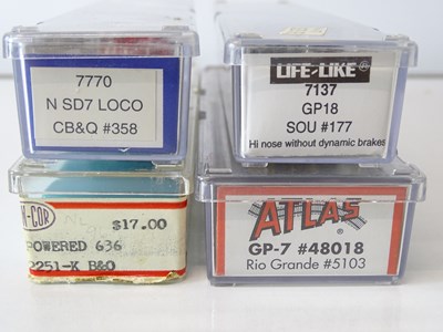 Lot 43 - A mixed group of American Outline N Gauge...
