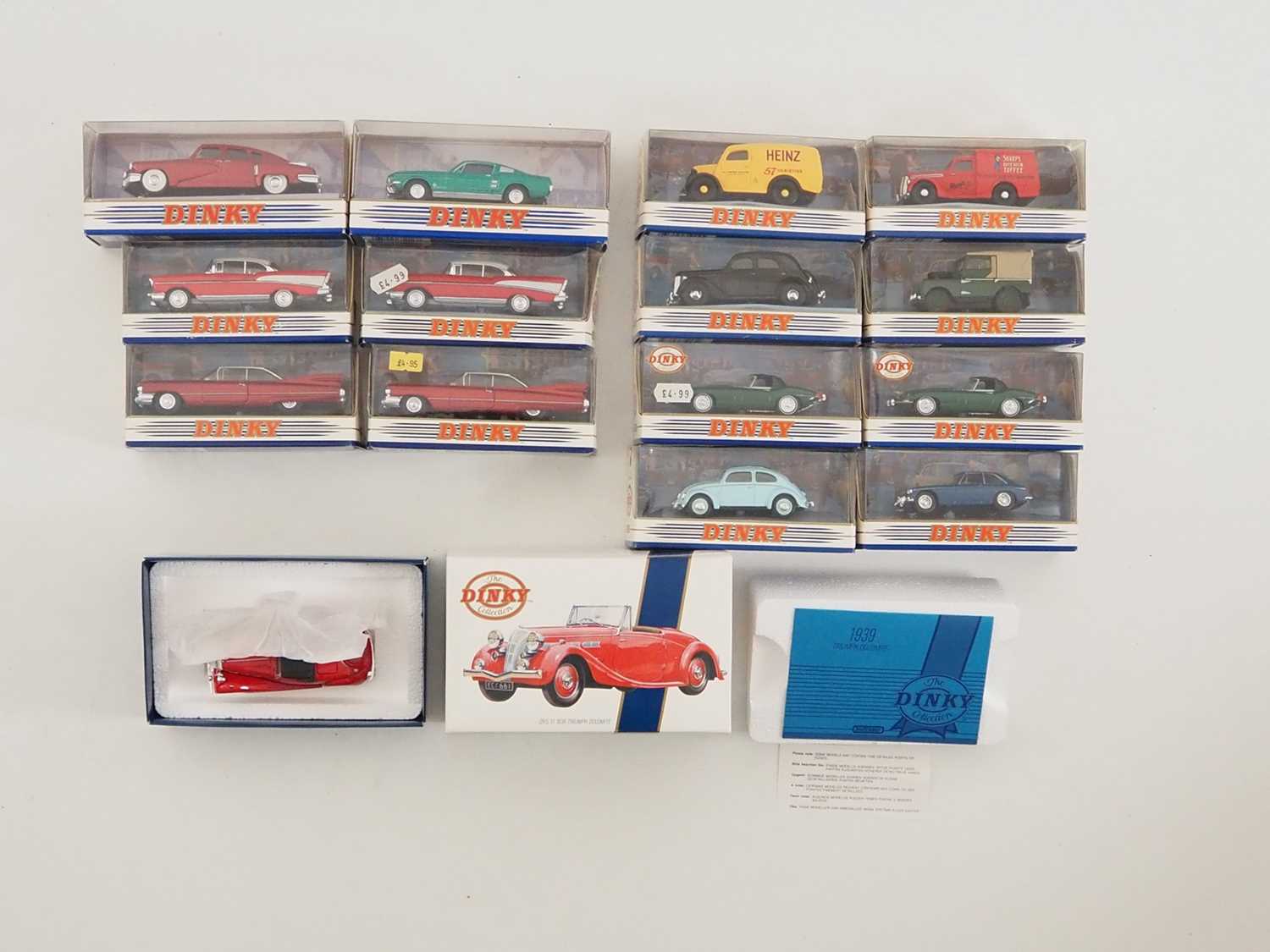 Lot 2 - A group of later issue DINKY by MATCHBOX cars...