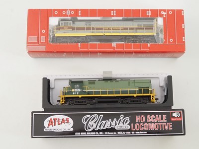 Lot 203 - A pair of ATLAS HO gauge American/Canadian...