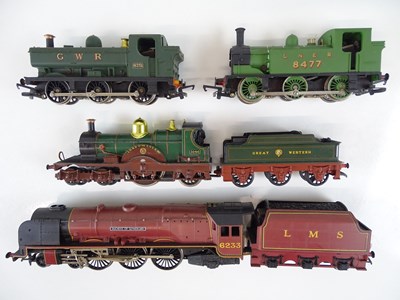 Lot 431 - A group of unboxed OO Gauge steam locomotives...