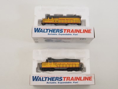 Lot 228 - A pair of WALTHERS TRAINLINE HO gauge diesel...