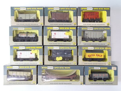 Lot 435 - A group of WRENN OO Gauge mixed wagons as...