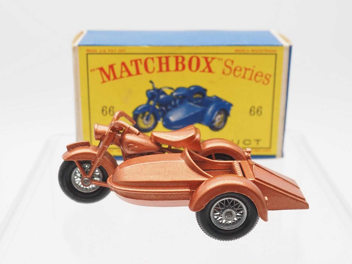 Lot 26 - A Matchbox Regular Wheels 66b Harley Davidson...
