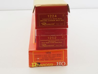 Lot 264 - A group of RIVAROSSI HO gauge American outline...