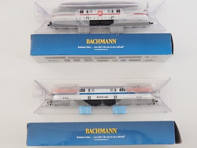 Lot 266 - A pair of BACHMANN HO gauge American outline...