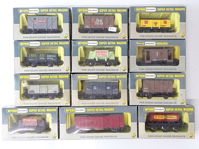 Lot 439 - A group of WRENN OO Gauge mixed wagons as...