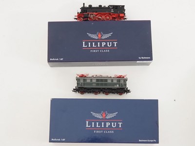 Lot 289 - A pair of LILIPUT HO gauge German outline...