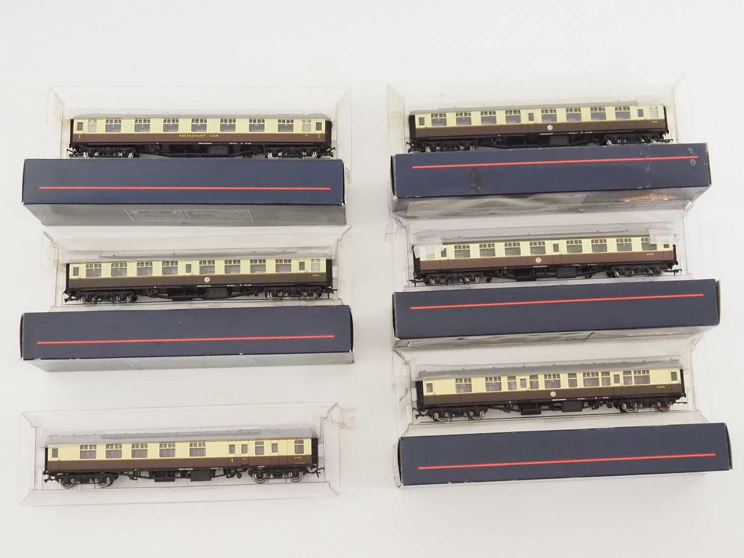 Lot 363 - A group of BACHMANN OO gauge Mark 1 passenger...