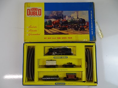 Lot 447 - A HORNBY DUBLO 2019 2-6-4 Tank Goods Train Set...