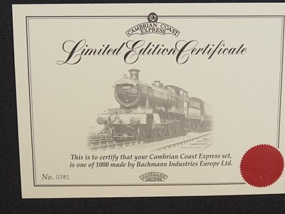 Lot 366 - A BACHMANN OO gauge 31-2000 limited edition...