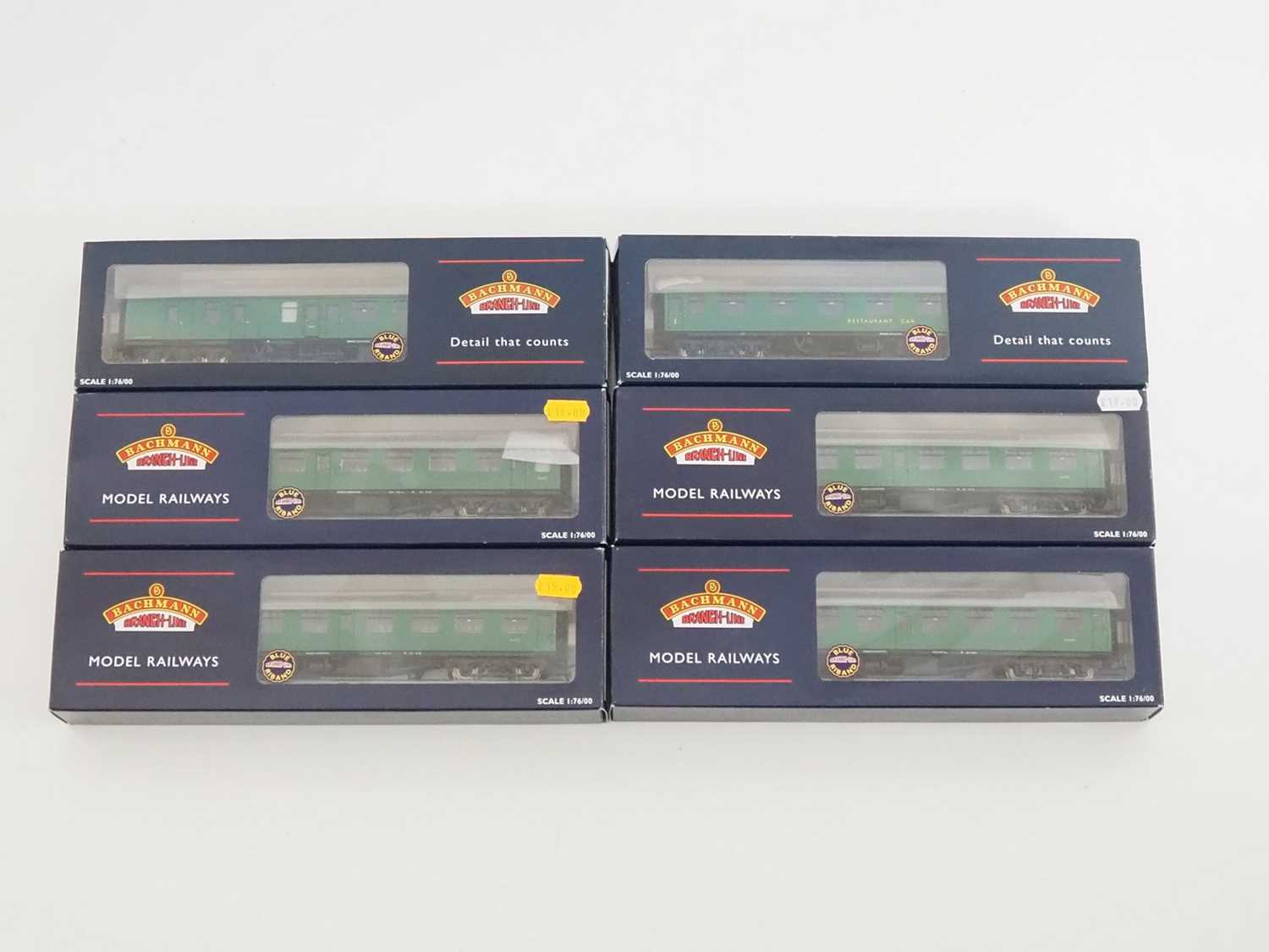 Lot 374 - A group of BACHMANN OO gauge Mark 1 coaches in...