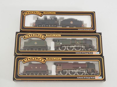 Lot 383 - A group of OO gauge MAINLINE steam locomotives,...