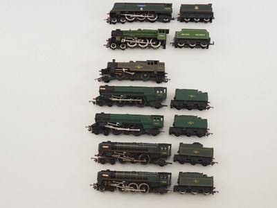 Lot 440 - A group of unboxed OO gauge steam locomotives...