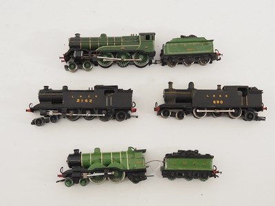 Lot 450 - A group of kitbuilt OO gauge steam locos all...