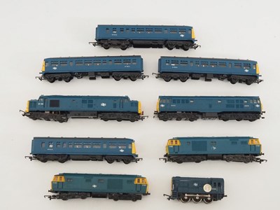 Lot 455 - A group of unboxed OO gauge diesel locomotives...