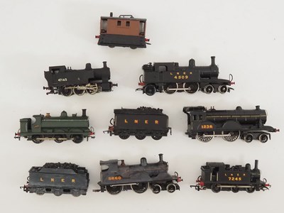 Lot 457 - A group of kitbuilt OO gauge steam locomotives...