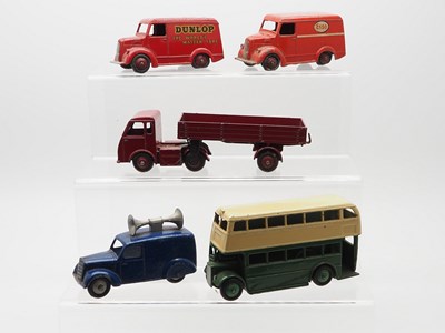 Lot 46 - A group of DINKY Toys comprising a 31b Dunlop...