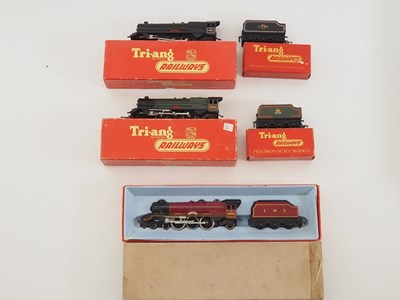 Lot 493 - A group of TRI-ANG OO gauge steam locomotives...